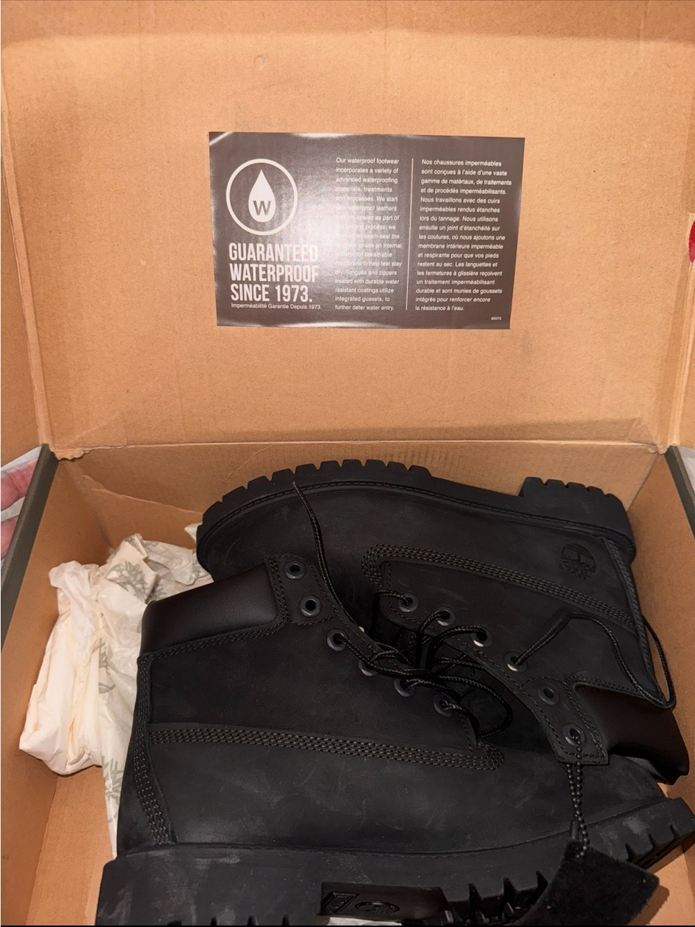 Timberland Black Men's Waterproof Work Boots